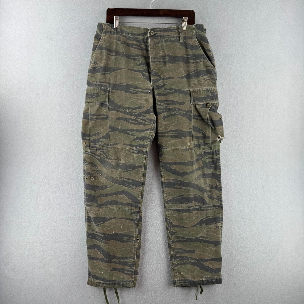 Tiger Stripe Camo Pants Mens Medium 34x30 Propper BDU Military Style Cargo